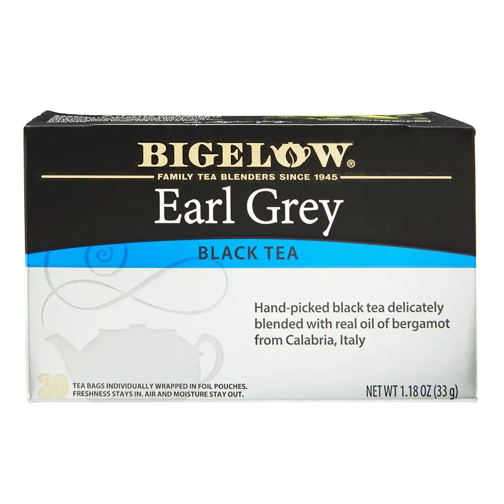 Bigelow Earl Grey Black Tea, 20 Count