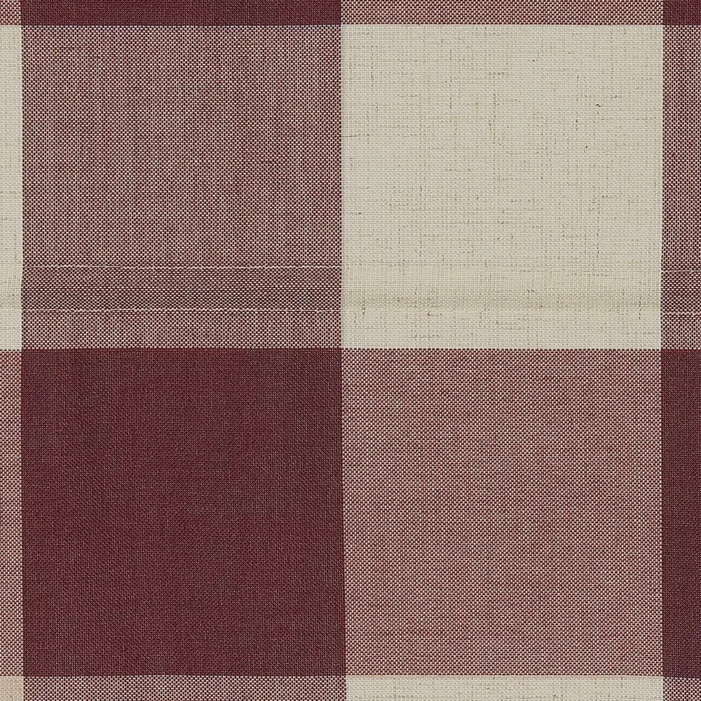 Cordless Fabric Flat Roman Shade, Crushed Berry, 23" x 64"