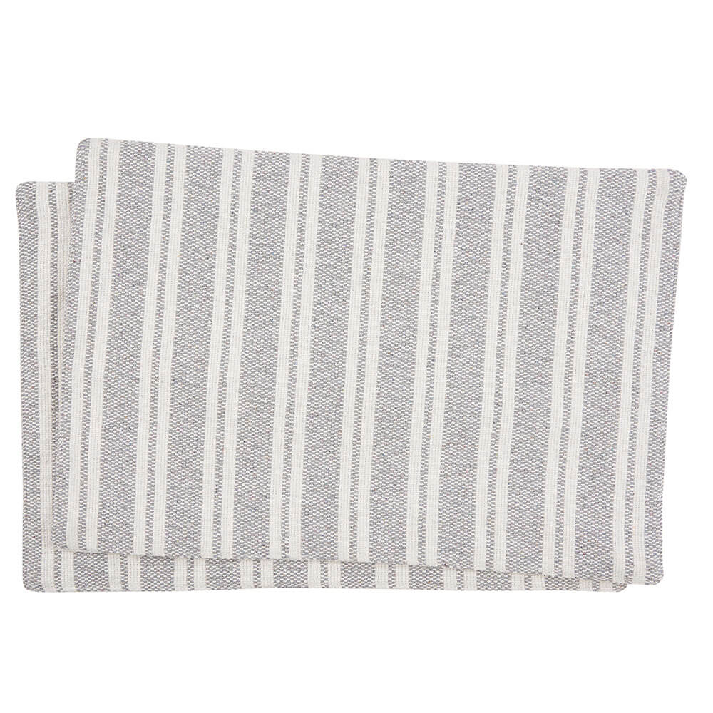 Cotton Woven Placemats, Set of 2