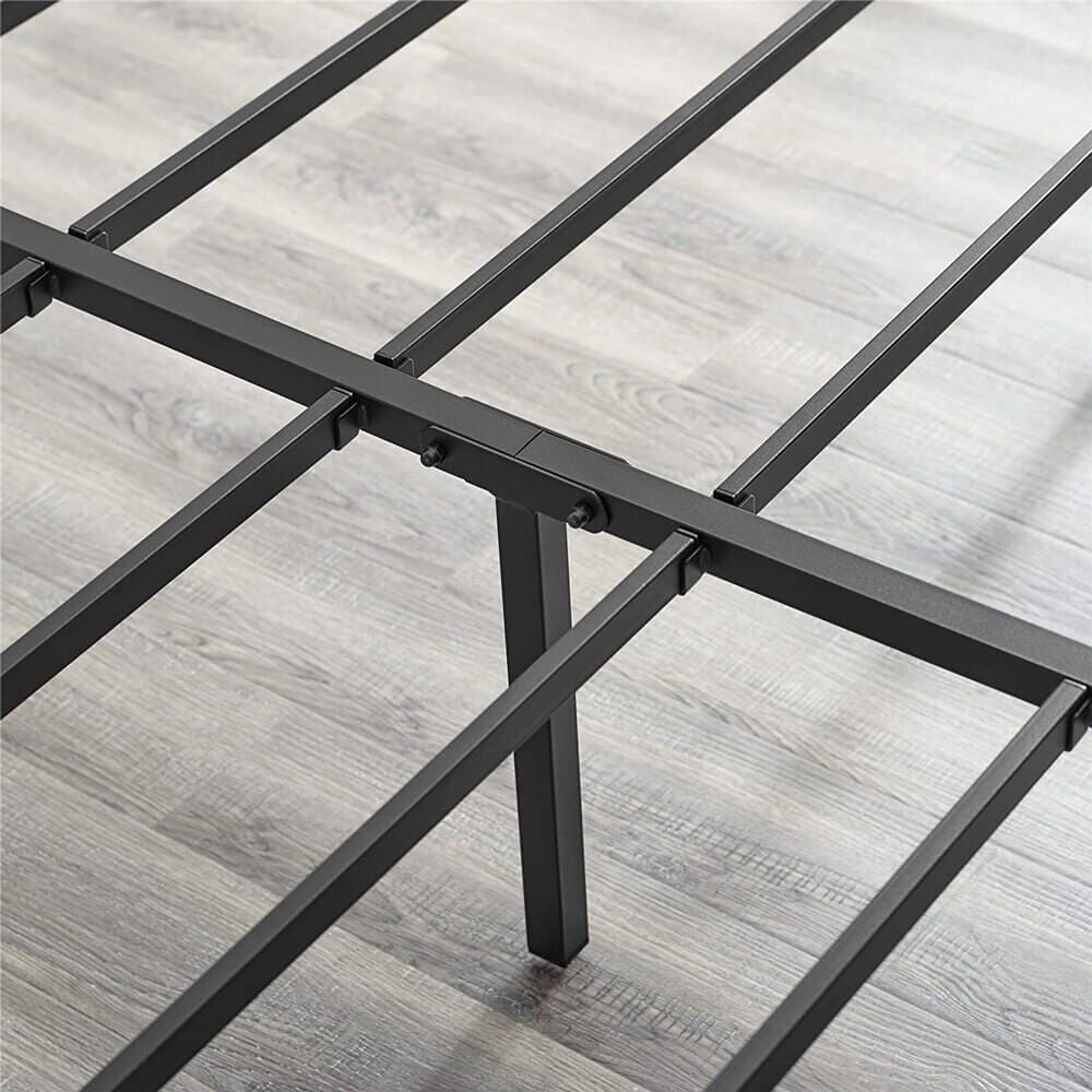 Classic Brands Brutis Heavy-Duty Metal Platform Queen Bed Frame, Black