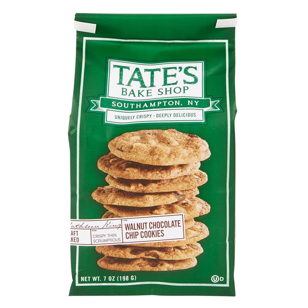 Tate's Bake Shop Walnut Chocolate Chip Cookies, 7 oz