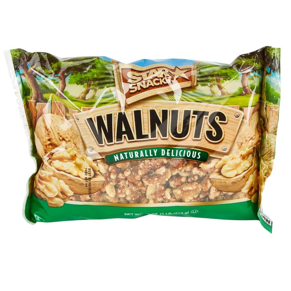 Star Snacks Shelled Walnuts, 1 lb