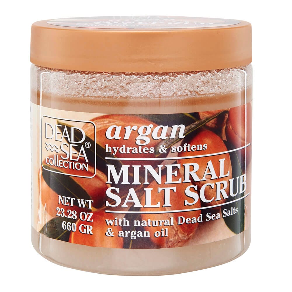 Dead Sea Argan Mineral Salt Scrub, 23.28 oz