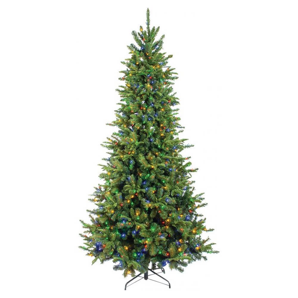 Caffco 9' Canyon Road Hinged Christmas Tree with 800 Multicolor LED Lights