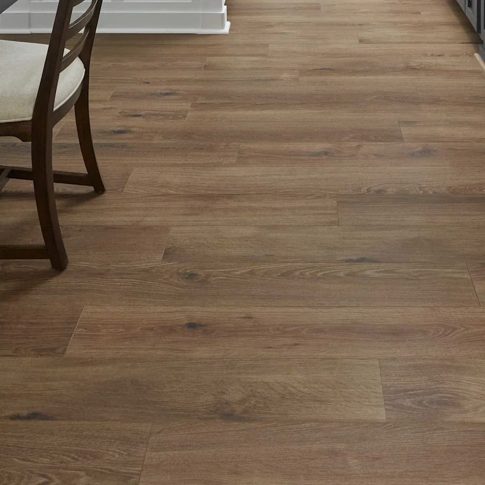 Duravana 8mm Hazelton Oak Waterproof Hybrid Resilient Flooring, Brown, 21.1 sq. ft. ($3.55/sq. ft.)