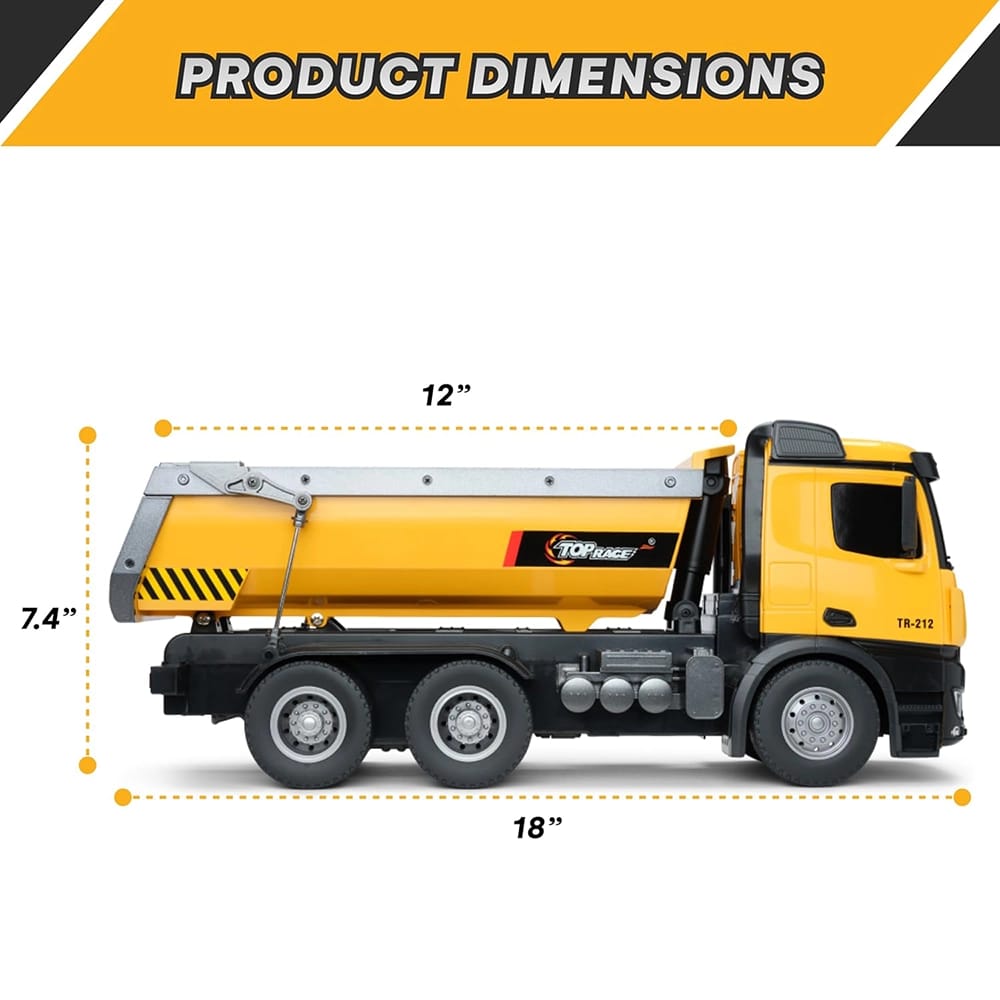 Top Race Remote Control Dump Truck