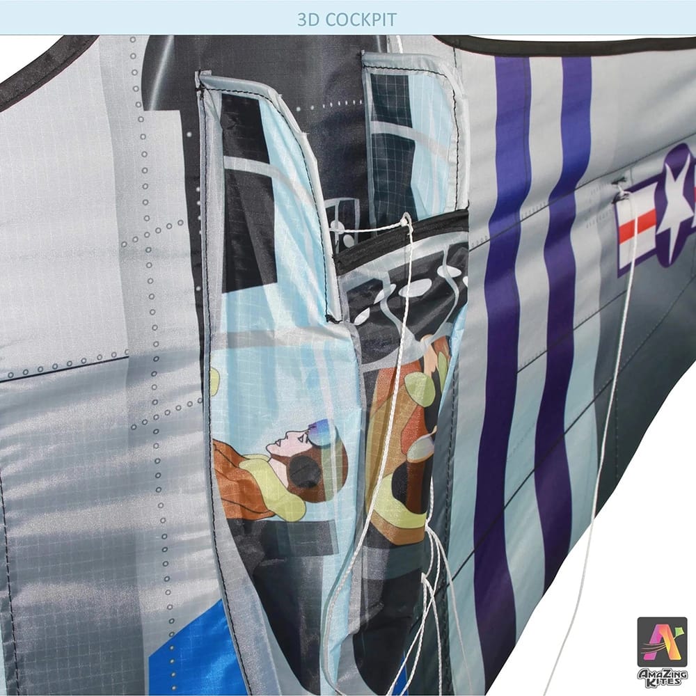 AmaZing Kites 55" Fighter Plane Kite