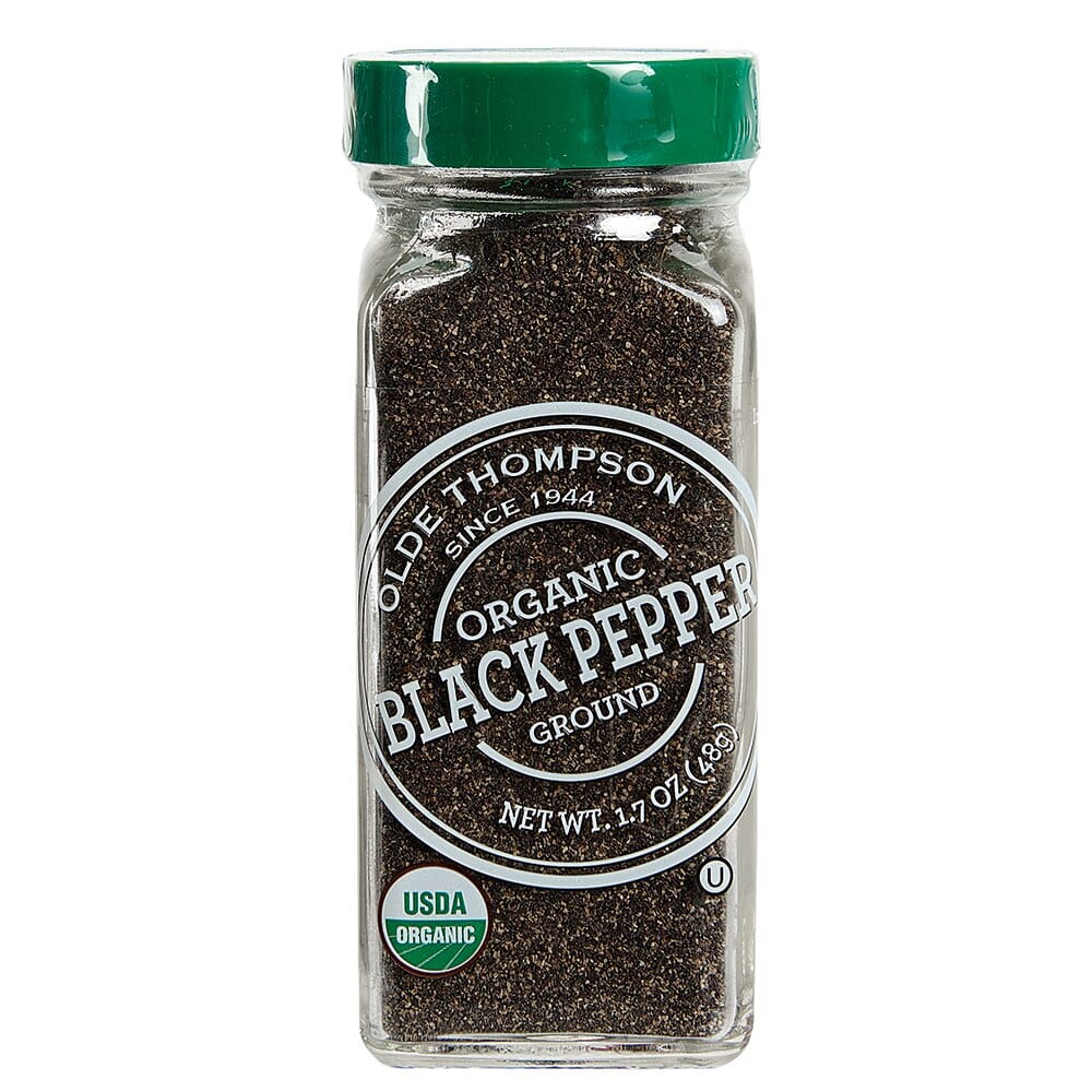 Olde Thompson Organic Ground Black Pepper, 1.7 oz