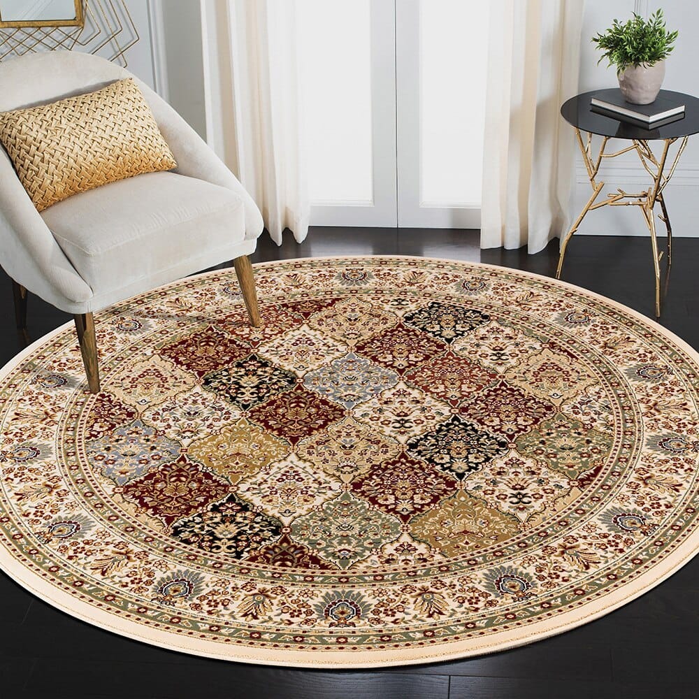 Newbury Area Rug, 5' 3" Round 1.5 Million Point