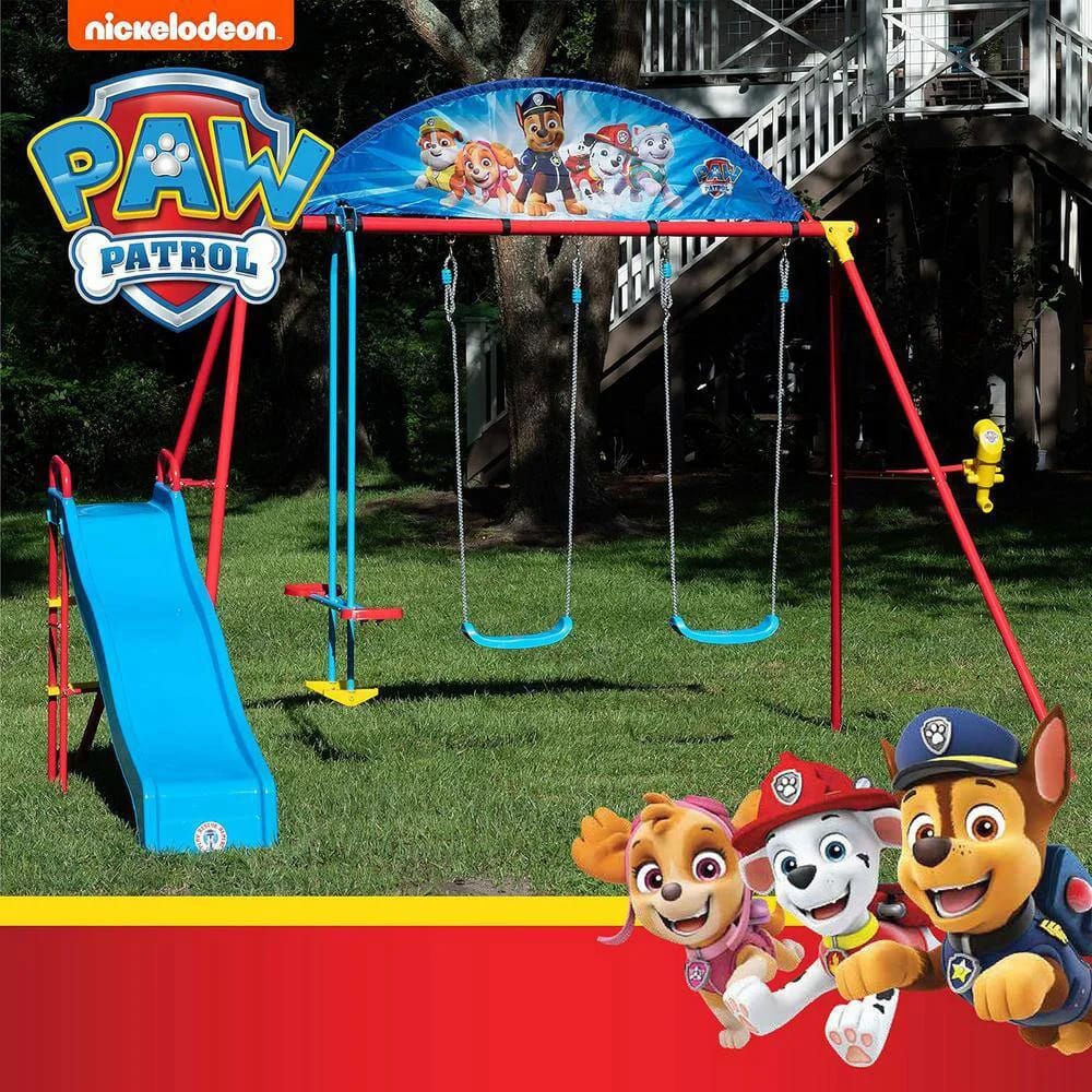 Swurfer Paw Patrol Swing Set with Glider