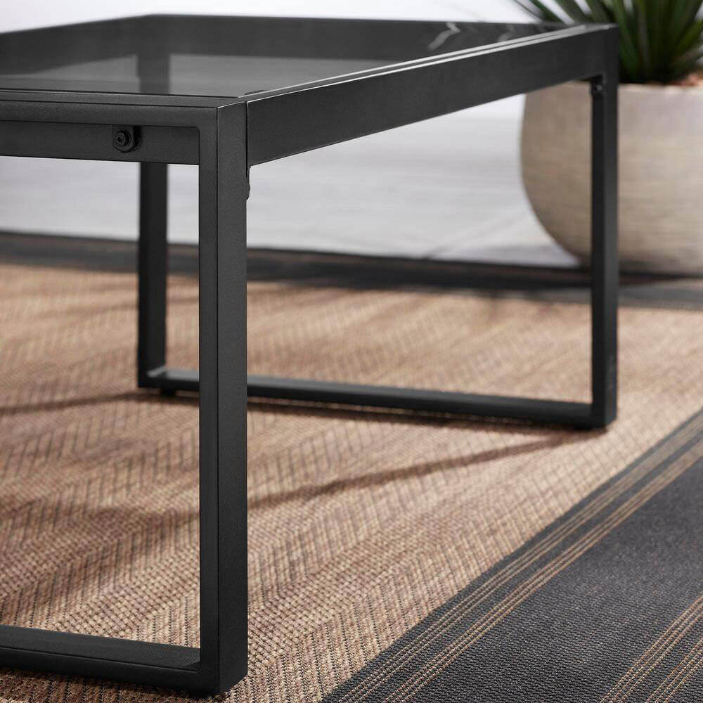 Hampton Bay Barclay 6Piece Patio Sectional Sofa Set with Coffee Table