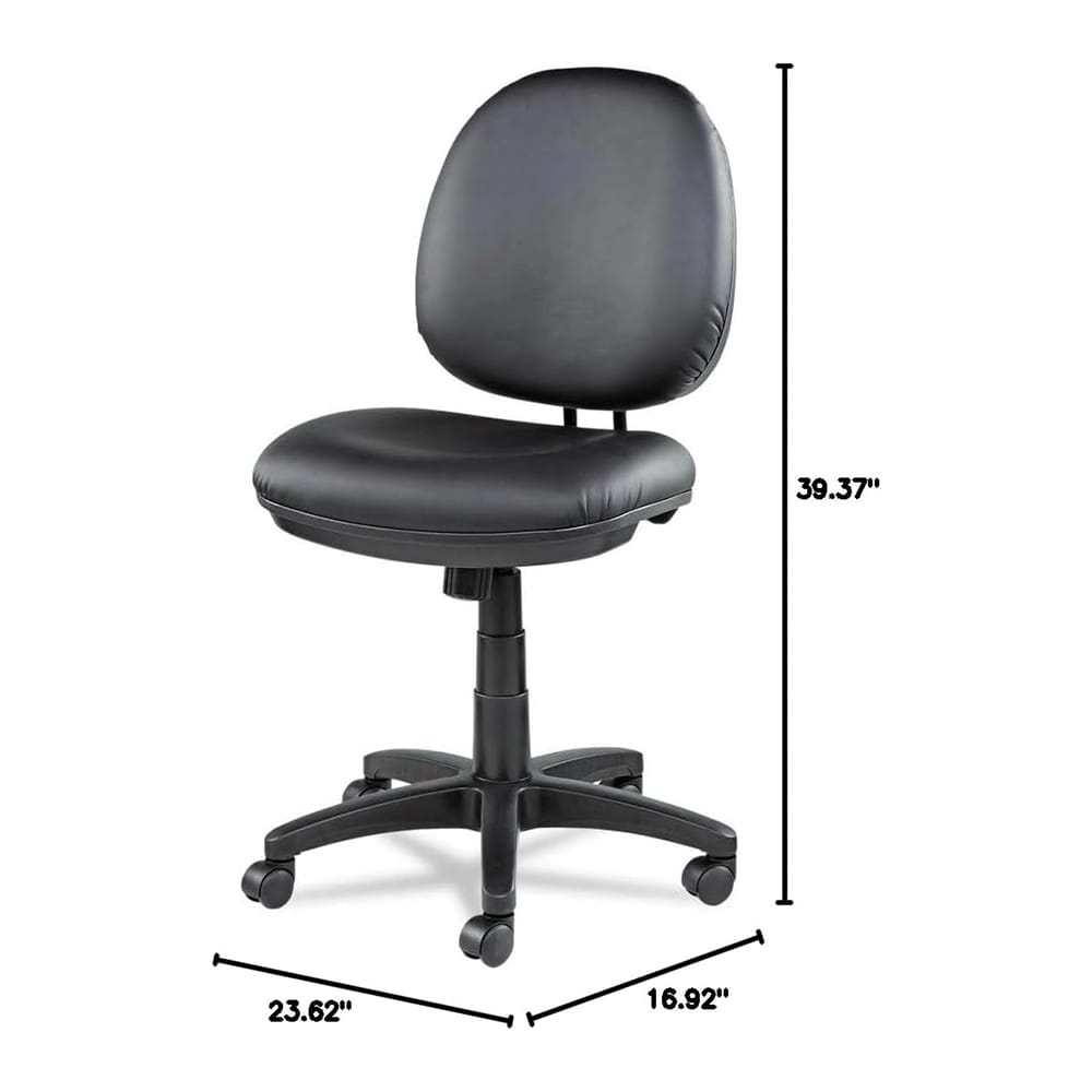 Alera Interval Series Swivel/Tilt Task Chair, Black