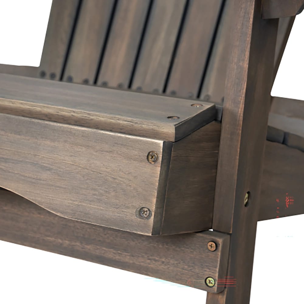 Folding Adirondack Chair, Gray