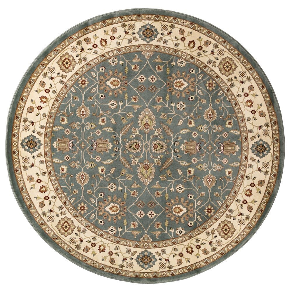 Valencia Area Rug, 5'5" Round 1 Million Point