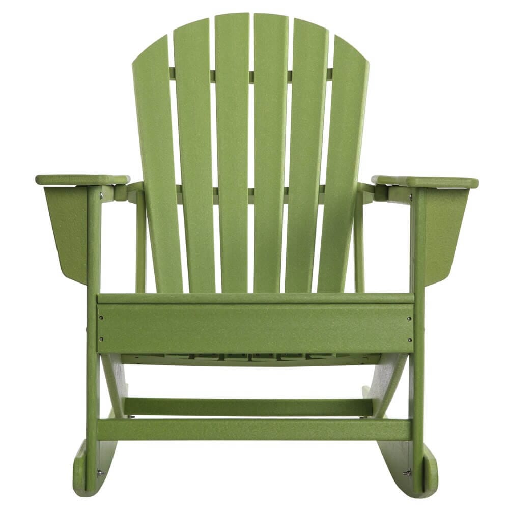 All-Weather Adirondack Rocking Chair, Green