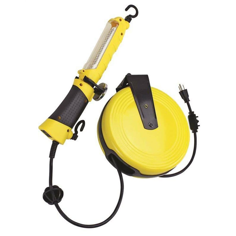 Prime Wire & Cable Ultra Bright LED Worklight with Retractable Metal Cord Reel