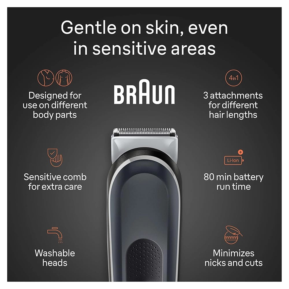 Braun Series 3 Body Groomer, Black