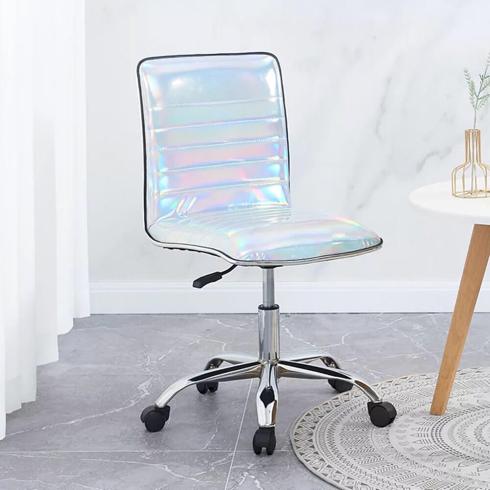 Soft Padded Iridescent Desk Chair