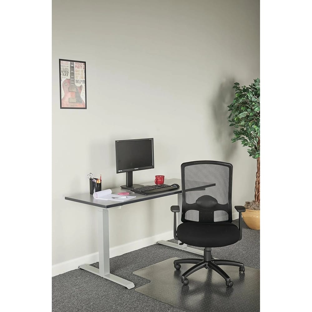 Alera Etros Series Mesh Mid-Back Chair, Black