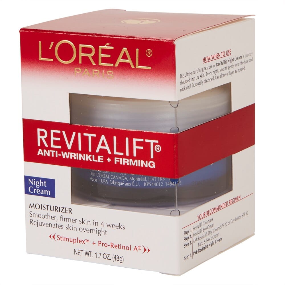 L'Oreal Revitalift Anti-Wrinkle + Firming Night Cream, 1.7 oz