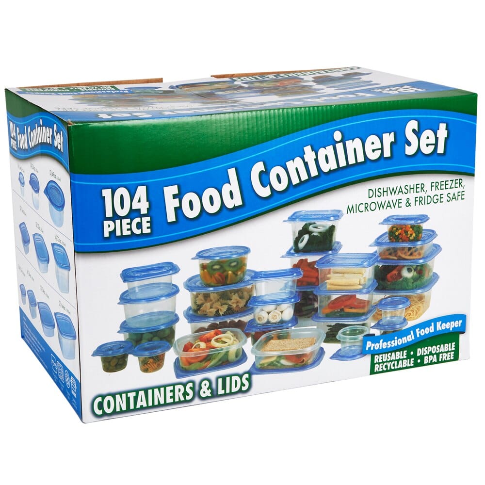 Food Container Set, 104 Piece