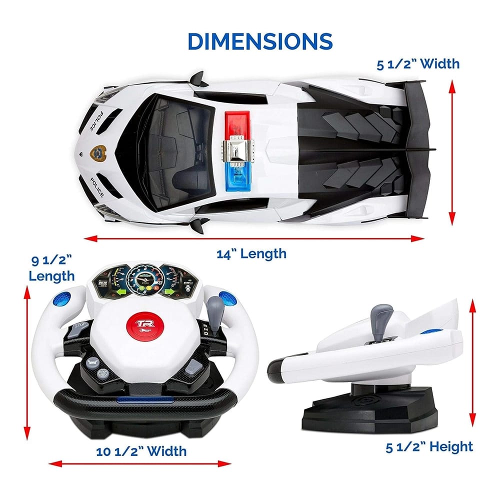 Top Race Remote Control Police Car