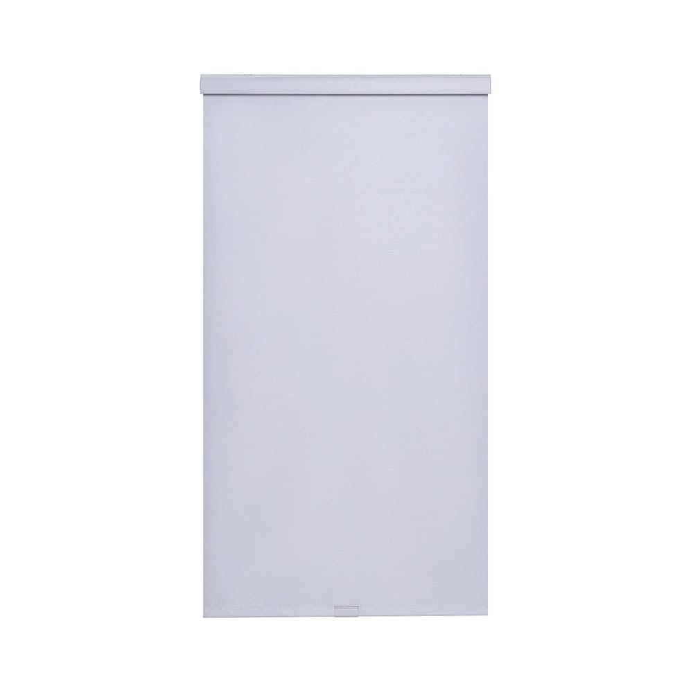 Cordless Faux Silk Fabric Roller Shade, White, 36" x 66"