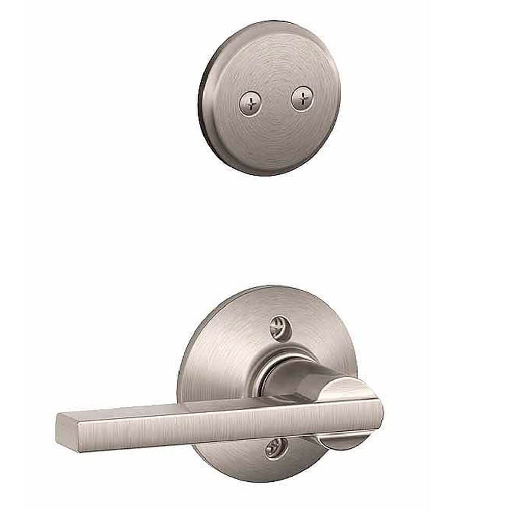 Schlage Latitude Dummy Interior Pack, Satin Nickel