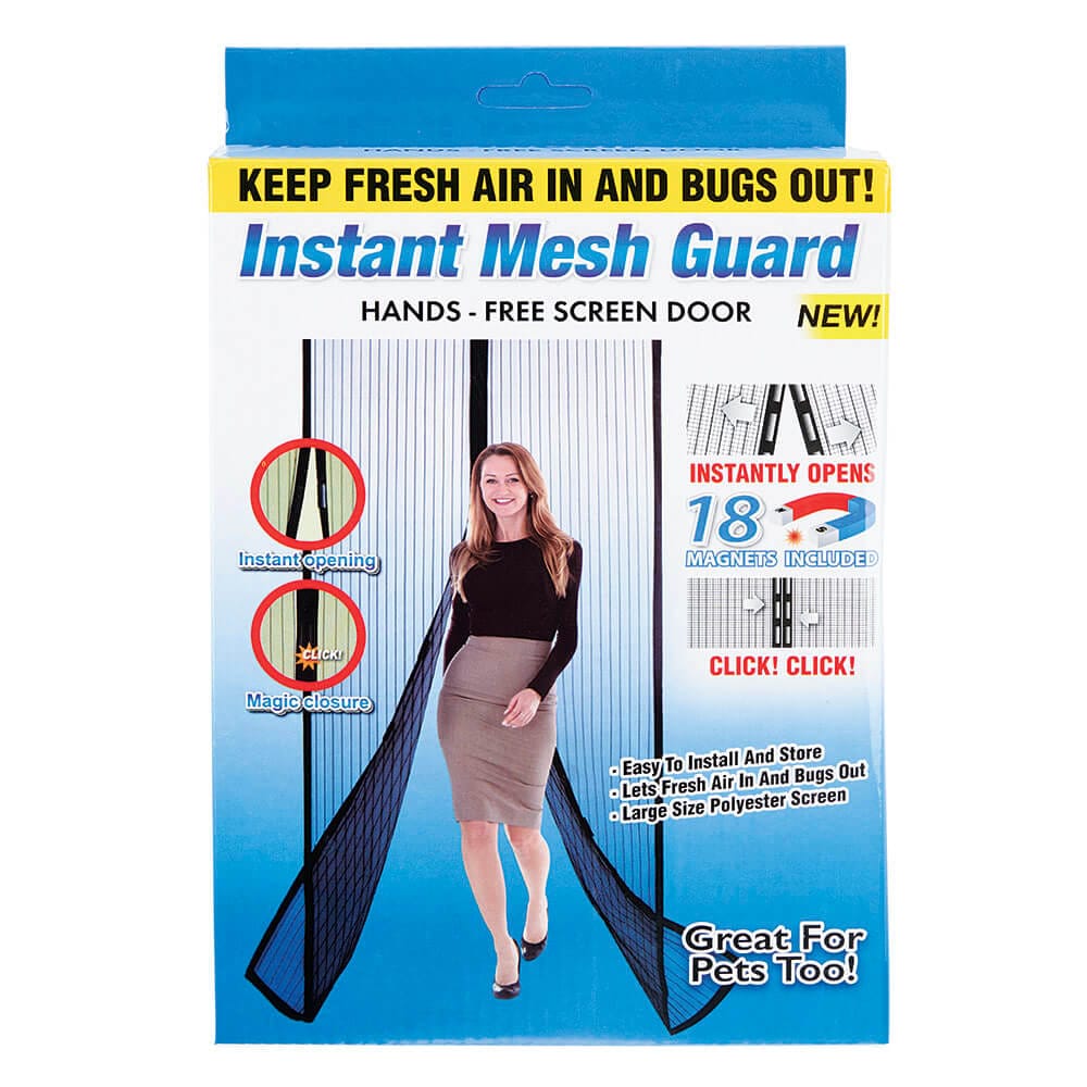 Instant Mesh Hands-Free Screen Door