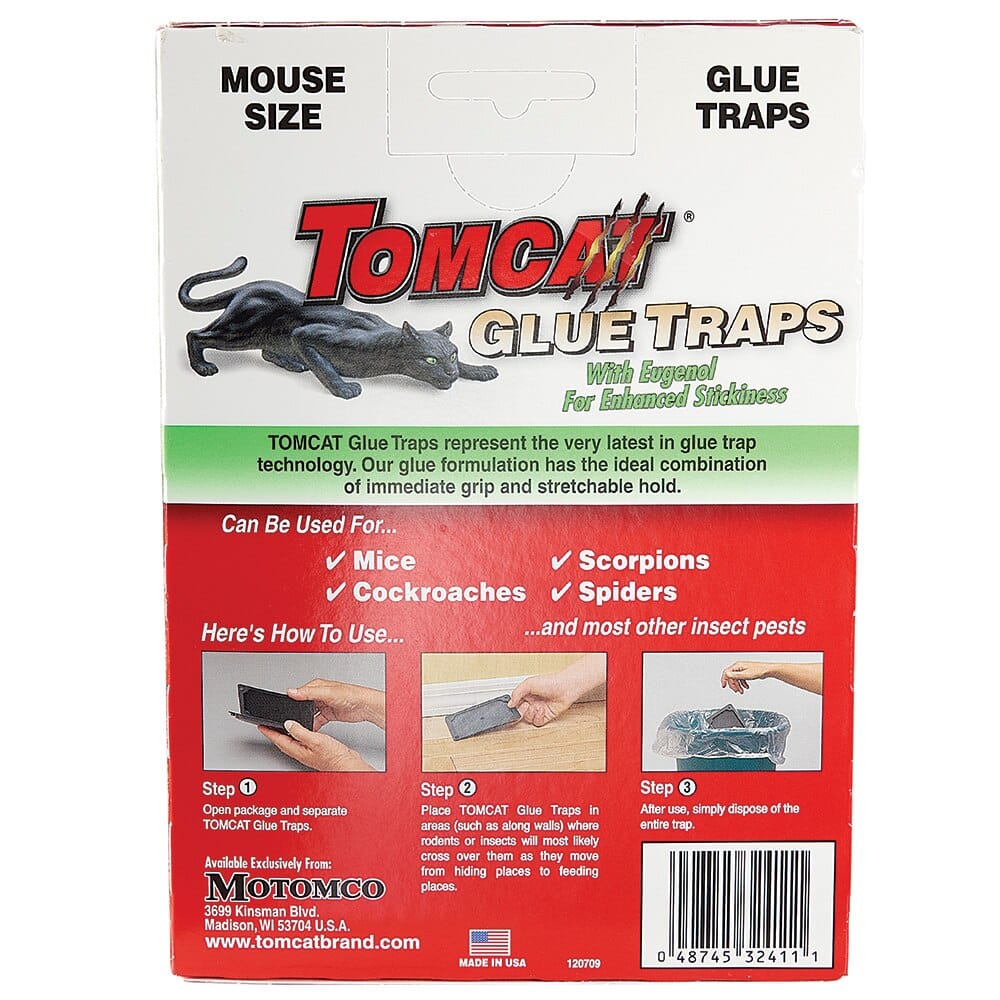 Tomcat Glue Traps, 4-Count