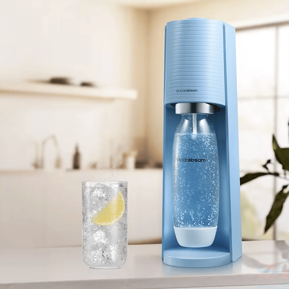 SodaStream TERRA Soda Machine and Sparkling Water Maker Kit, Blue