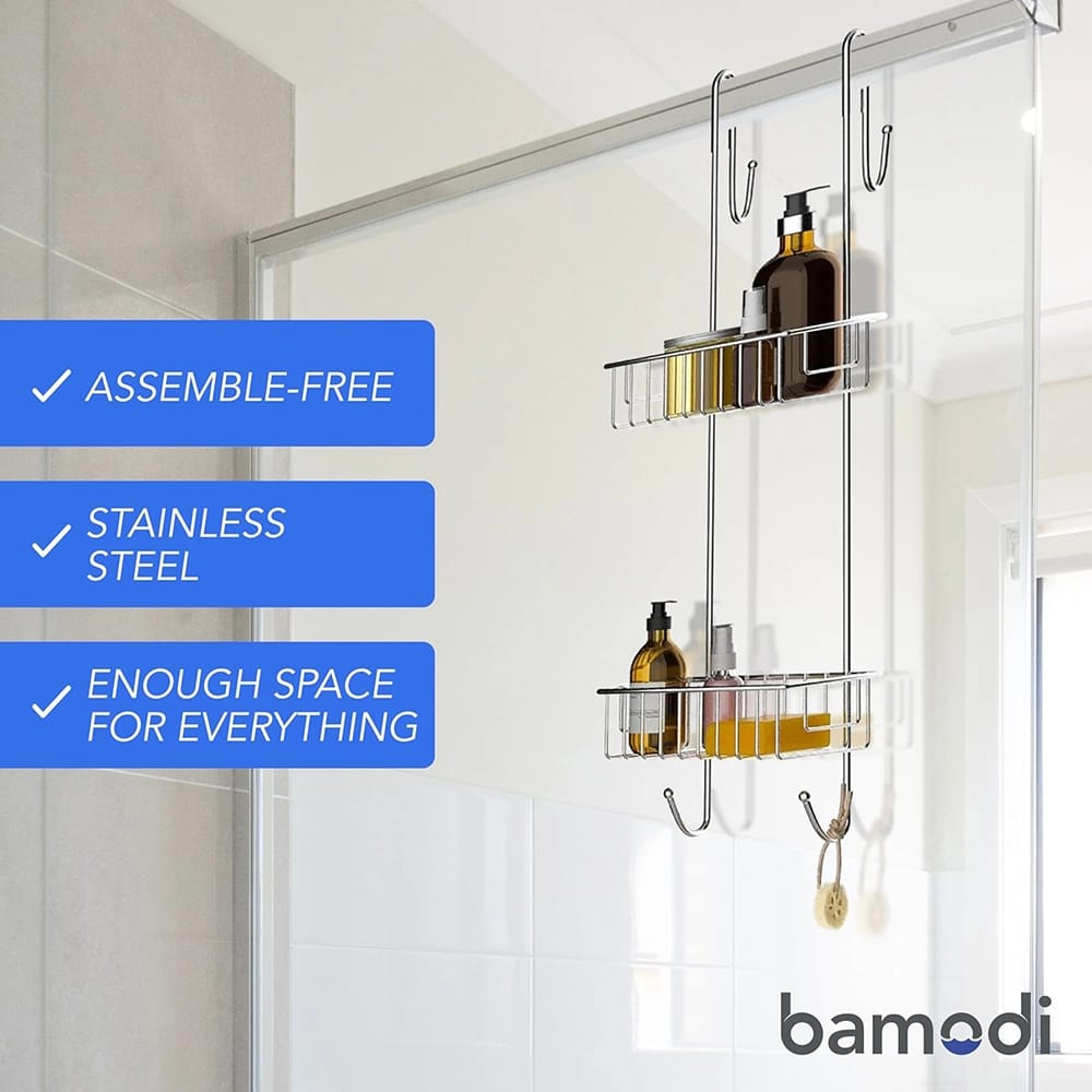 Bamodi 2-Tier Stainless Steel Shower Caddy