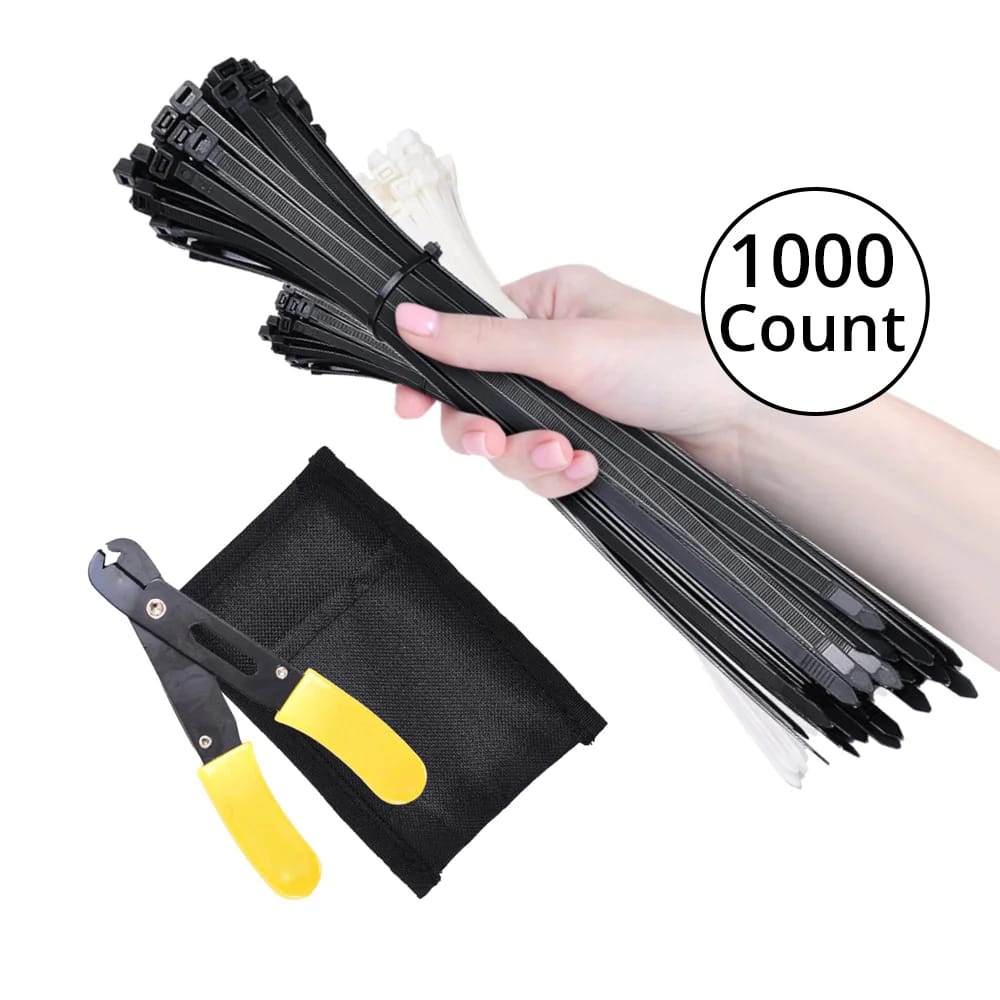 Bolt Dropper 1200-Piece Zip Tie Kit