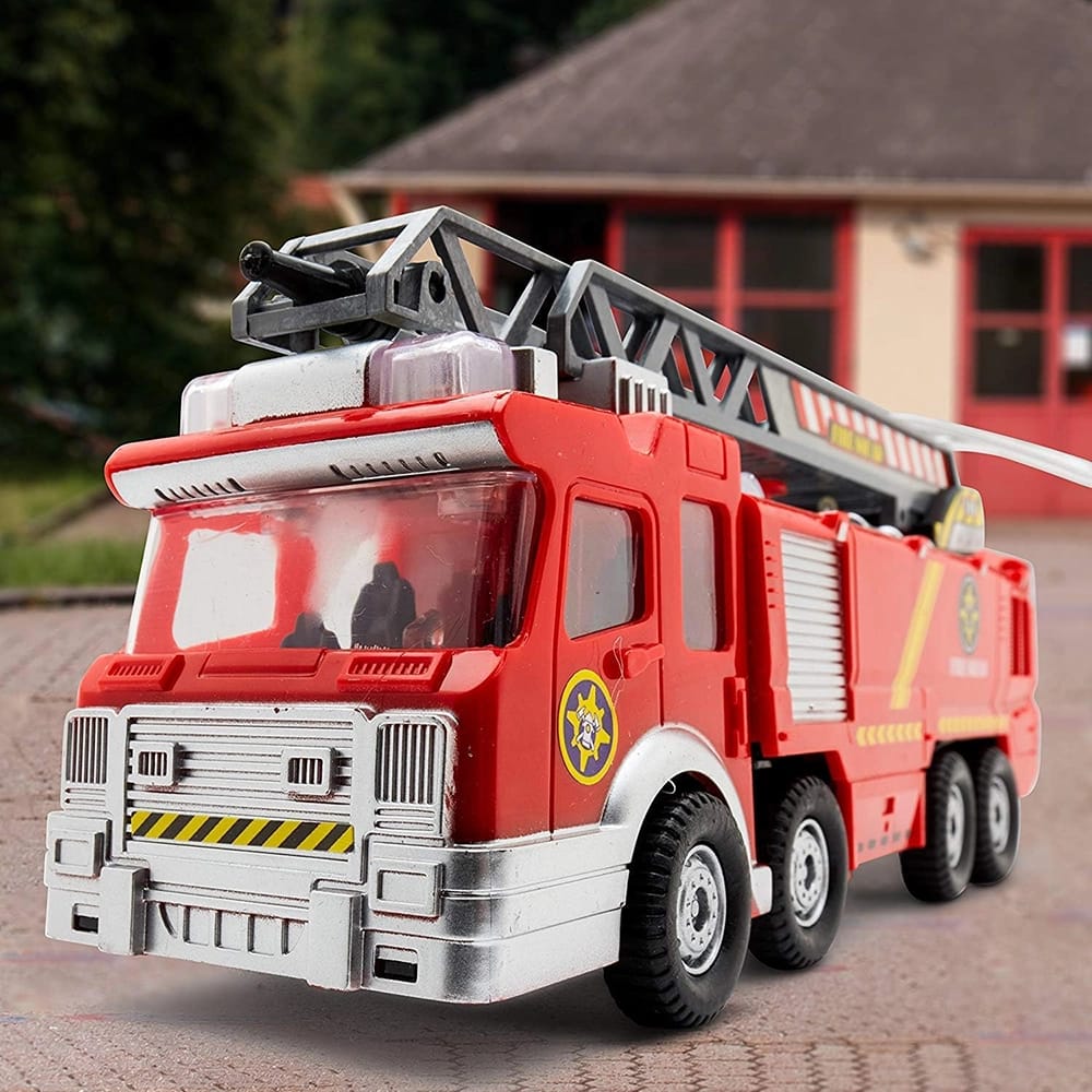 Top Race Fire Engine Truck with Water Pump Spray