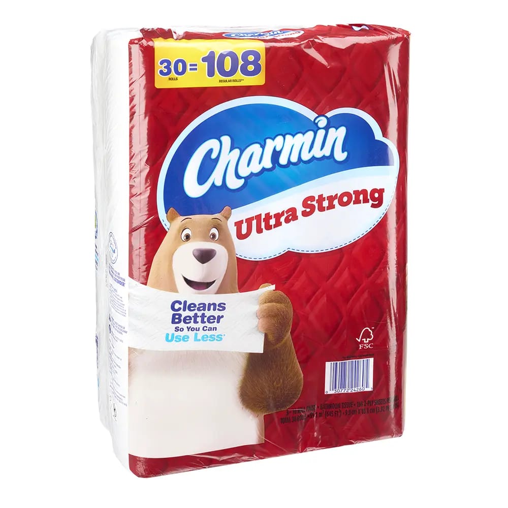 Charmin Ultra Soft Toilet Paper, 30 Mega Rolls