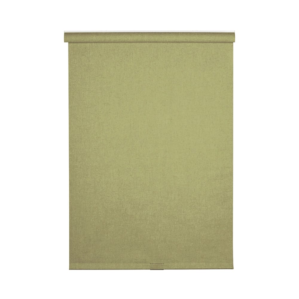 Cordless Linen Look Thermal Fabric Roller Shade, Green, 35" x 66"