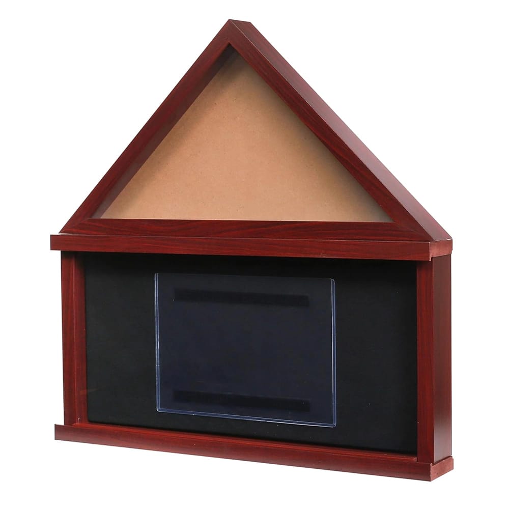 Winbold Large Flag Display Case, Mahogany