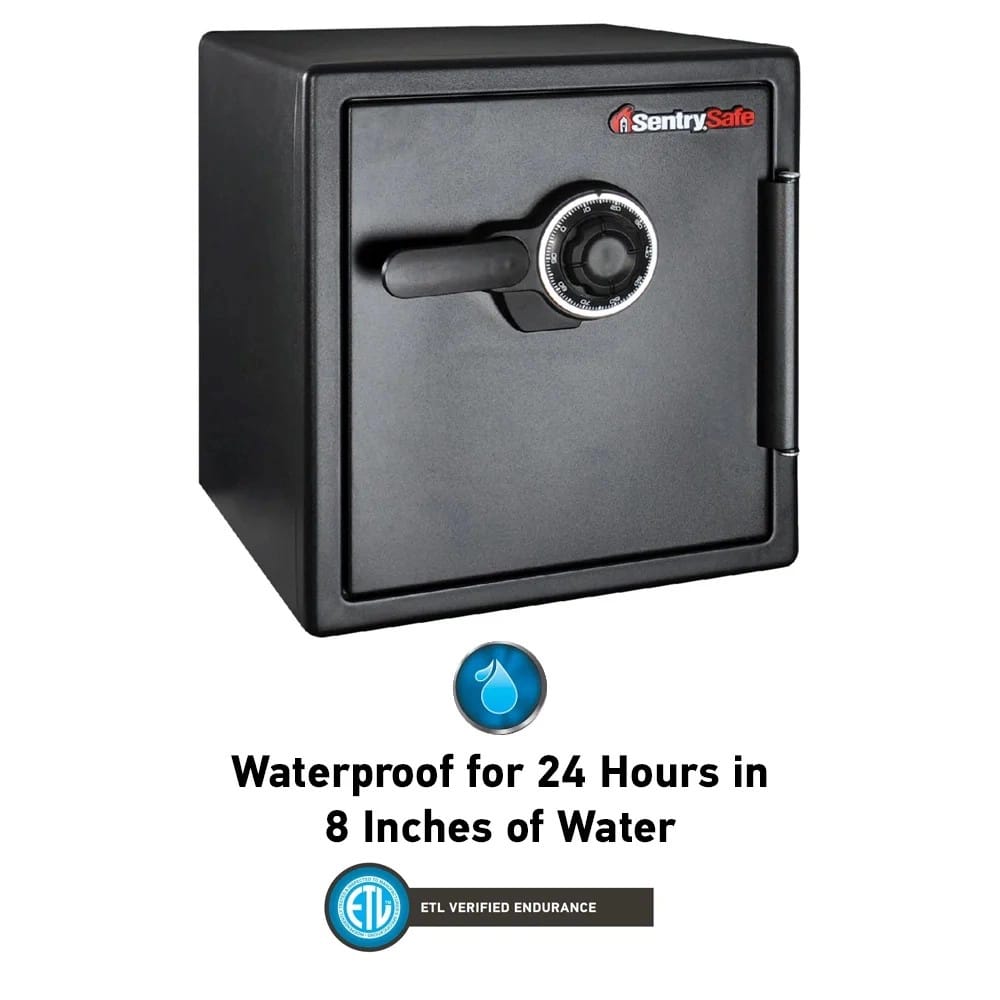 SentrySafe Fire and Water-Resistant Safe with Dial Lock, 1.23 Cu. ft.