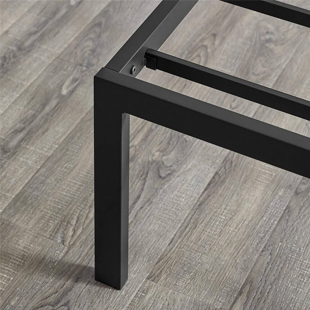 Classic Brands Brutis Heavy-Duty Metal Platform Queen Bed Frame, Black