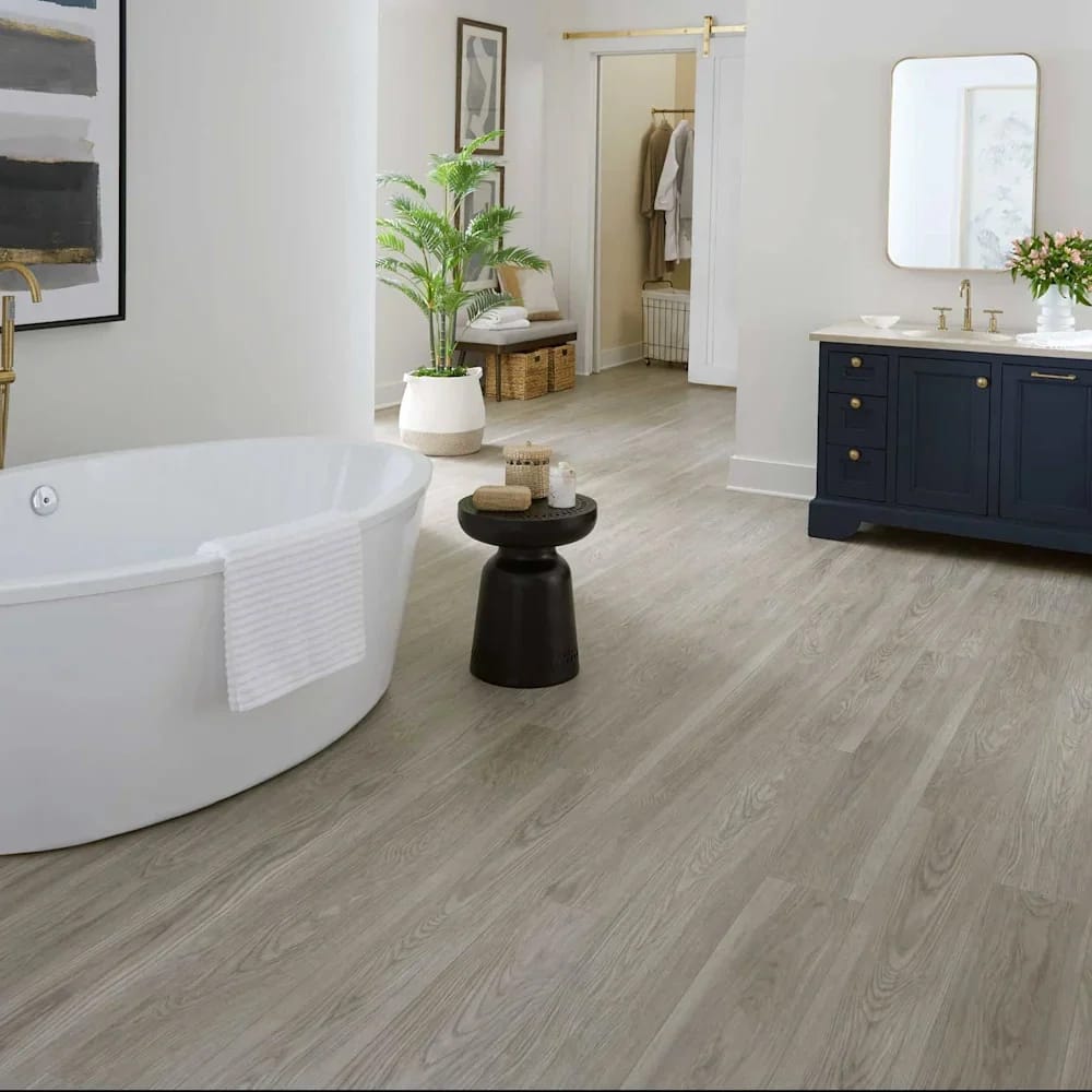 CoreLuxe 7mm Cordova Coast Oak Waterproof Rigid Vinyl Plank, Gray. 25.9 sq. ft. ($3.50/ sq. ft.)