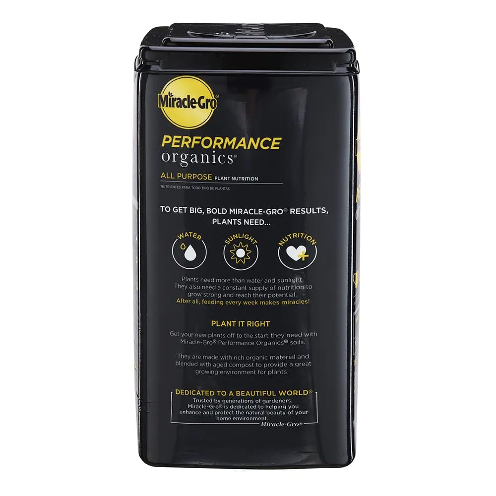 Miracle-Gro Performance Organics All Purpose Plant Nutrition, 3 lbs