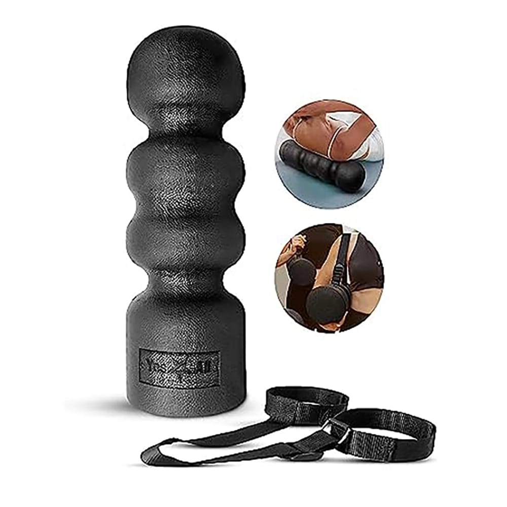 Yes4All EPP Wave Exercise Foam Roller, 300g, Black