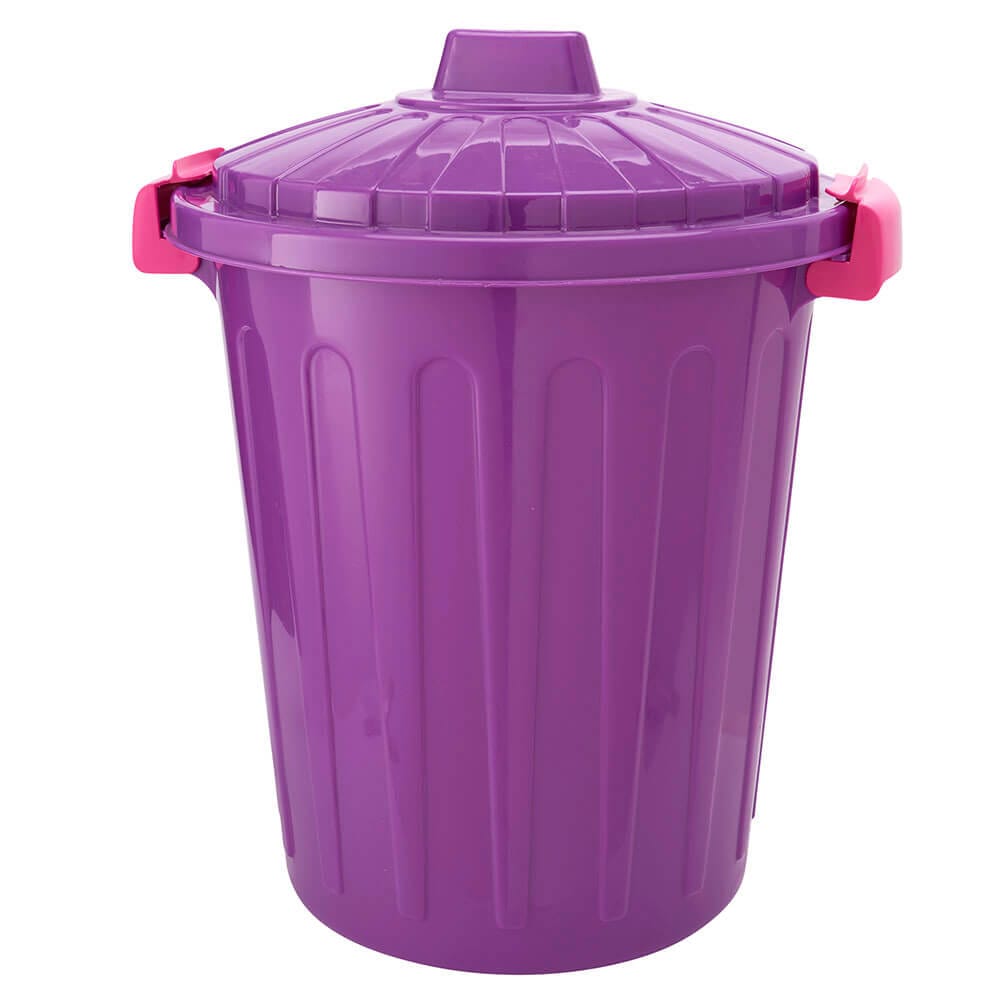 HemiCasa Medium Oscar Bin with Lid and Handles, 25 L