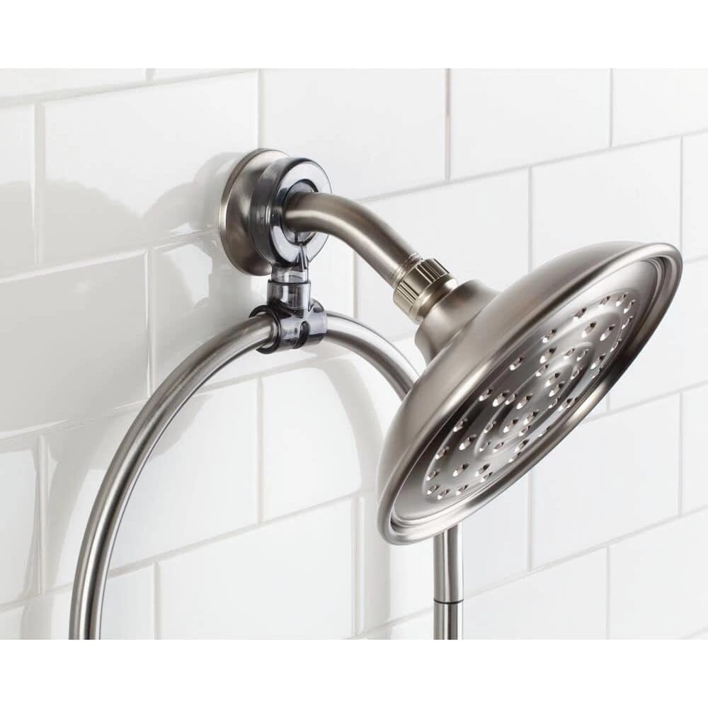 mDesign 4-Tier Stainless Steel Shower Caddy