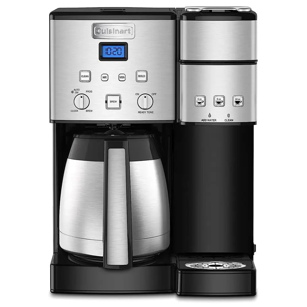 Cuisinart 10-Cup Thermal Coffeemaker and Single-Serve Brewer (Factory Refurbished)