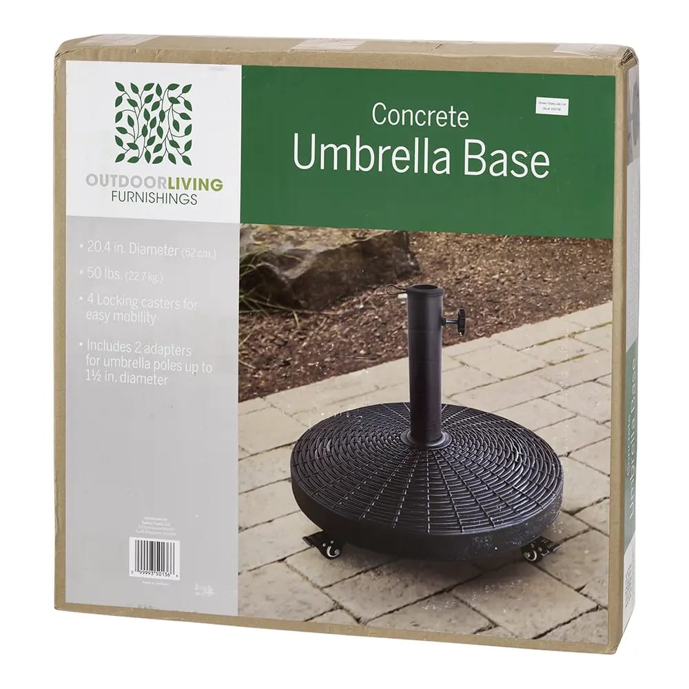 Outdoor Living Concrete Umbrella Base, 50 lbs