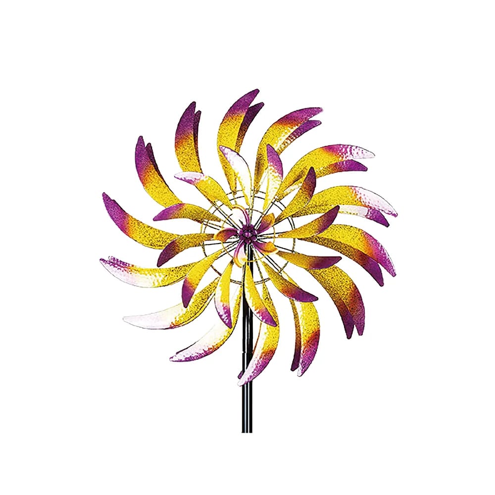 Tropical Breeze Wind Spinner, Yellow/Purple