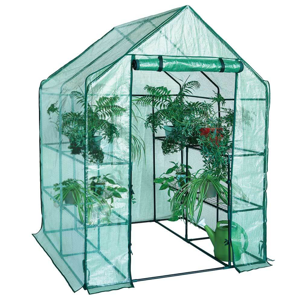 Tiller & Rowe 8-Shelf Walk-In Greenhouse