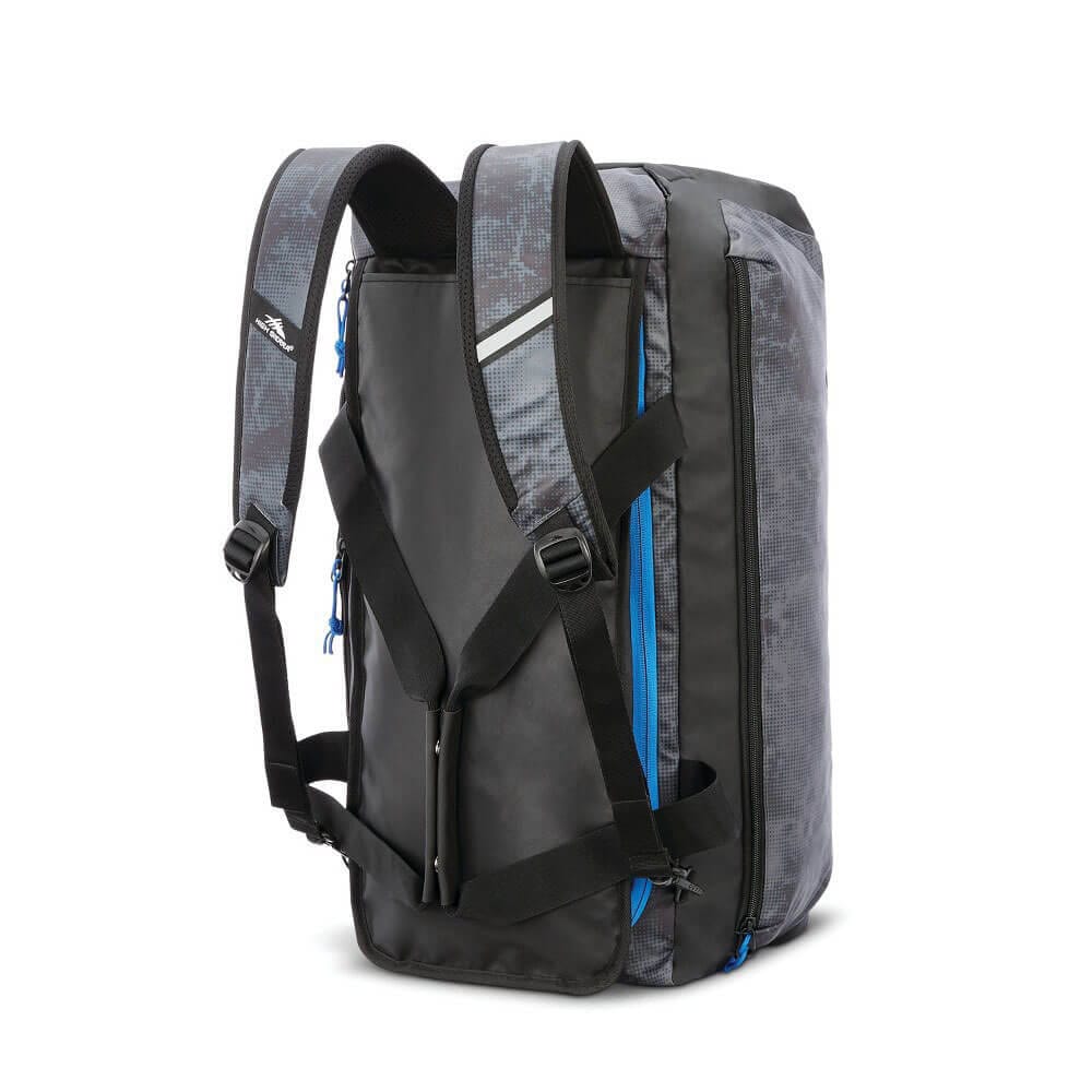 High Sierra Convertible Duffel Backpack, Gray Wave