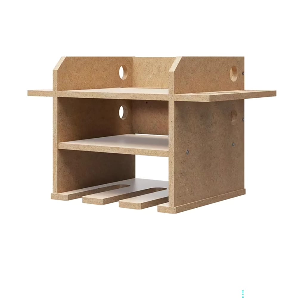 Systembuild Evolution Hanging Wall Mount Tool Organizer, Raw Board